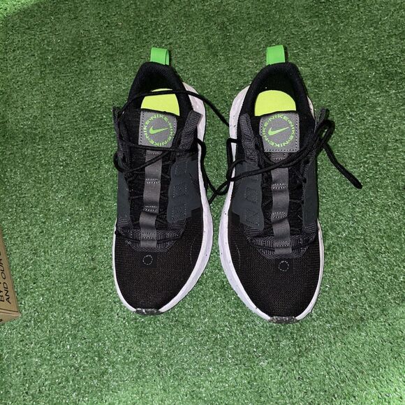 Nike Crater Impact Comfortable Black Grey Women Size 6 Shoes No Lid cw2386-001 - Picture 3 of 8
